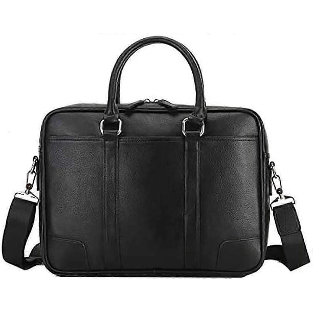 Men's briefcase work bag business bag leather men's work bag business laptop bag Large capacity