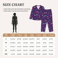 thumbnail image 4 of Sikiie Bright Purple Butterflies Pajamas for Women Set, Womens Pajama Sets, Lounge Sets for Women, 2pjs for Women-Medium, 4 of 7
