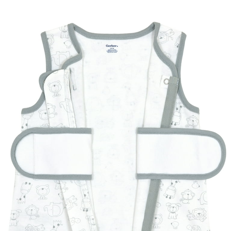 Gerber Newborn Baby Unisex Wear A Blanket with Bottom Up Zipper