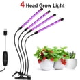 thumbnail image 3 of Toystoory 1 Uds. Luz Led ajustable para cultivo de plantas espectro completo Dc 5V Usb con lámpara de cultivo con Clip Jardín y Patio 4 lámpara, 3 of 6
