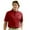 Snapper Red, variant on Monterey Club Men's Pro Mesh Texture Solid Golf Polo Shirt #1069