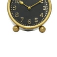 thumbnail image 5 of DecMode 7" Multi Colored Stainless Steel Clock with Black Clock Faces, Set of 2, 5 of 11