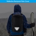 thumbnail image 4 of Uxcell 60-70L Waterproof Rucksack Cover, Backpack Rain Cover, XL, Black, 4 of 5