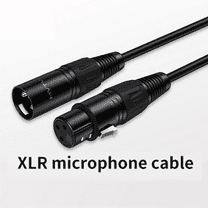 Professional XLR Microphone Cable - Male to Female Balanced 3-Pin Audio Cable, Shielded Extension Cord for Studio & Live Sound