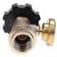 thumbnail image 4 of 2025 Pol Propane Gas Gauge Meter with Built-in Leak Detector - Universal for QCC1 Propane Tank, Gas Cylinder POL Pressure Gauge Connector, 4 of 5