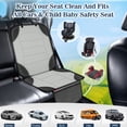 thumbnail image 3 of Siivton Car Seat Protector for Child Car Seat - Waterproof Non-Slip Leather Mat with 2 Mesh Pockets, Universal Seat Cover for Baby, Pets & Vehicles(2-Pack, Grey), 3 of 8
