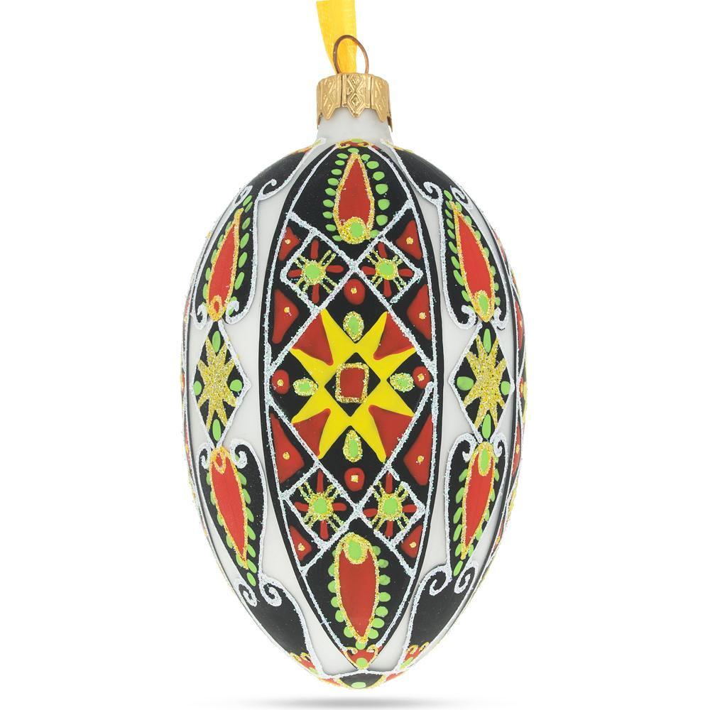 11 x 11 cm Bag for Easter gifts. Traditional Ornaments for Easter eggs Pysanka Paper gift bag