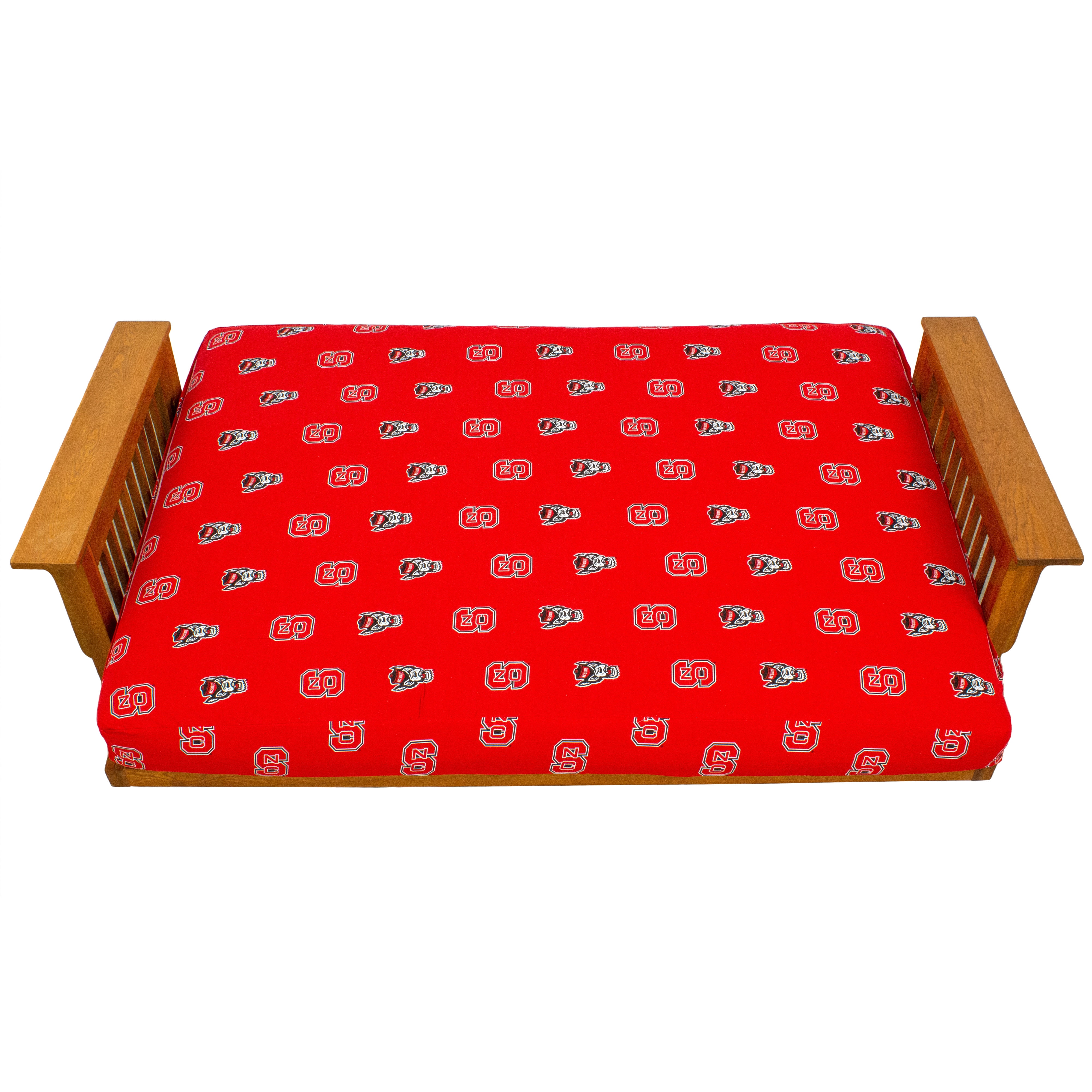 North Carolina State Wolfpack Futon Cover - Full size fits 6 and 8 inch mats