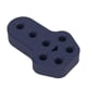 thumbnail image 4 of Buje De Suspensión De Escape De Automóvil, Aislador De Goma De Silenciador De 7 Orificios De Alta Densidad Resistente A Altas Temperaturas Para Chasis Para Soporte De Tubería Cergrey Azul, 4 of 8