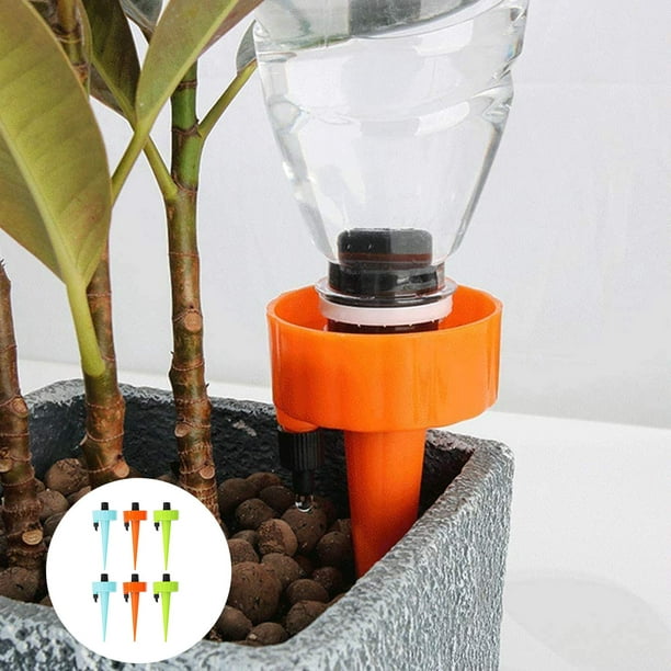 Umitay 6PCS Self Watering Spikes Plant Self Watering Devices Automatic Drip Irrigation