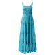 thumbnail image 3 of Vestido largo bohemio con tirantes a rayas para mujer - Vestido largo informal de verano para la playa, 3 of 4