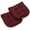 Burgundy, variant on 19-inch U-Shaped Twill Tufted Dining Chair Cushion (Set of 2)