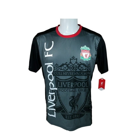 Liverpool F.C. Soccer Official Adult Soccer Training Performance Poly Jersey -J002 Small
