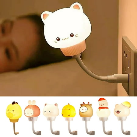 

Staron Intelligent Voice Control Night Light Shop Deals Clearance (A) Intelligent Voice Control Night Light USB Bedroom Bedside Voice Control Plug-in Night Light
