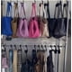 thumbnail image 5 of Colgador de bolsos para armario - Ganchos organizadores de bolsos para colgar bolsos y monederos, protector de bolsos (3 perchas, plástico negro) JAMW Sencillez, 5 of 5