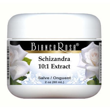 Bianca Rosa Extra Strength Schizandra (Wu Wuei Zi) 10:1 Extract - Hand and Body Salve Ointment, (2 oz, 1-Pack, Zin: 514256)