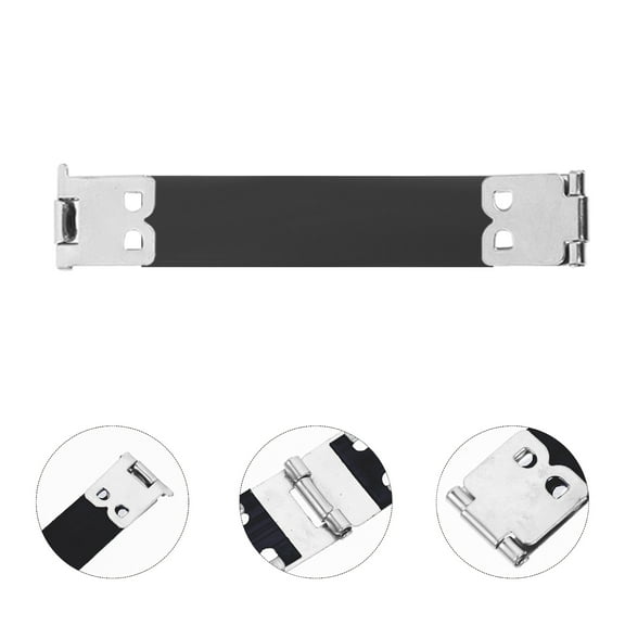 MUSEYA 20 Pcs Handbag Accessories Purse Parts Metal Spring Clip Silver Easy Open and Close for Craft Makers