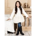 thumbnail image 3 of Widgeon Girls' Jacket Faux Fur Button Down Coat and Hat Outwear Set, 3 of 8