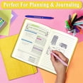 thumbnail image 5 of Golden Glitter Notebook, 8.3x5.7” 160 Lined Pages Glitter Never Peel Off Sparkle Journal for Wide Ruled A5 Hardcover Notebooks for Teens Women Writing Note Taking Office Work Gifts, 5 of 5