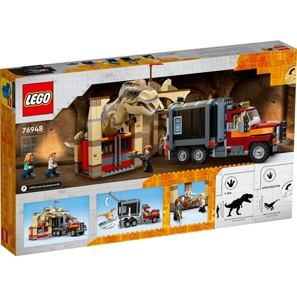 LEGO Jurassic World T. rex & Atrociraptor Dinosaur Breakout 76948