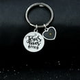thumbnail image 5 of Stainless Steel Jesus Loves Me Christian Keyring with Heart Mustard Seed Charms Religious Keychain for Men or Women Y1011, 5 of 7