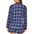 thumbnail image 2 of Women's honeydew 64933 Tucked In Long Sleeve PJ Set (North Star Plaid S), 2 of 2