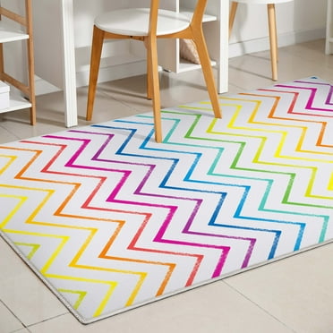 Crayola Collection By Well Woven Zig Zag Multicolor 3'3" x 5' Area Rug