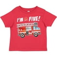 thumbnail image 3 of Inktastic I'm 5 Fire Truck 5th Birthday Boys or Girls Toddler T-Shirt, 3 of 5