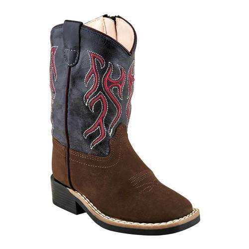 Old West Toddler's Broad Square Toe Boots