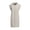 Gray, variant on Asxite Womens Robe Solid Soft Fleece Sleeveless Hooded Button Absorbent Bathrobe Loungewear
