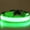 Green, variant on LED Dog Collar Light Up Nylon Necklace, Rechargeable Flashing Safety Collar for Night Walks and Outdoor Visibility,L,Blue