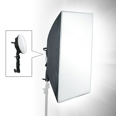 Loadstone Studio Photography Softbox Light Lighting Kit 144 LED Photo Light & 18 x 26 inch Soft Box with White Diffuser,