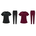 thumbnail image 1 of Enfermería Scrub Set Top Pantalones Transpirable Trabajo Uniforme para Enfermera Yoga Jogger, 1 of 5