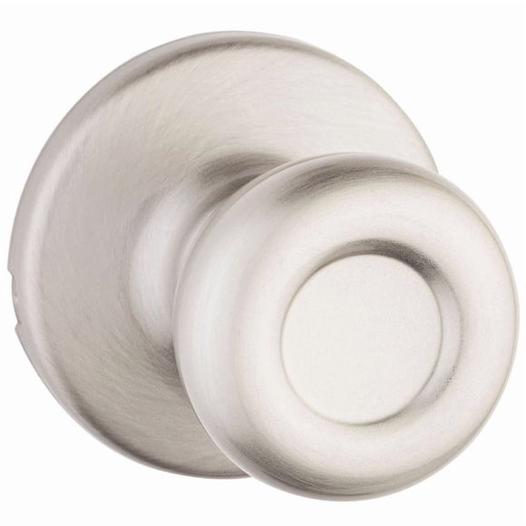 Pomo de puerta Kwikset Tylo Satin Nickel Passage para diestros y zurdos