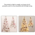 thumbnail image 4 of Árbol de Navidad para colgar en la pared, tiras de madera, colgantes de Navidad, accesorios para ventanas, decoración, regalo, registro, 5 capas Eigraketly HA002877-01, 4 of 6