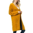 thumbnail image 3 of KOGMO Womens Fuzzy Long Cardigan with Pockets, 3 of 7