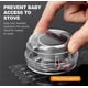 thumbnail image 4 of Gas Knob Protective Cover Gas Knob Protective Cover Gas Stove Cover Protective Cover Children's Gas Knob Protection Kitchen Protective Cover, 4 of 5