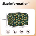 thumbnail image 5 of Yiaed Snails And Butterfies Print Two Slice Bread Machine Cover, Universal Size Kitchen Appliance Cover for Bread Machine,Bread Machine Cover, 5 of 7
