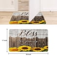 thumbnail image 6 of Bless Home Sunflower Wood Doormat,No Slip Absorbent Mats Funny Floor Door Mats for Indoor Outdoor Kitchen, 6 of 6