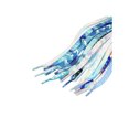 thumbnail image 3 of INSPIRE CHIC 1 Pair Blue Flat Shoe Laces for Sneakers, 0.31 Soft Shoelaces Shoestrings for Casual Hiking Shoes Black Blue 120cm/47.2", 3 of 4