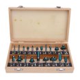 thumbnail image 1 of Crafted From Carbide, Strong Cutting Power, Wide Range of Uses Router Bit Set for Woodworking Milling, Tongue and Groove Trimming, 1 of 7