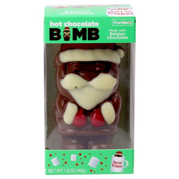 Frankford Holiday Original Hot Chocolate Bomb Santa, 1.6oz