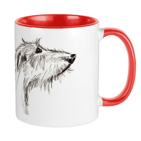 

CafePress - Scruffy Lurcher Mug - Ceramic Coffee Tea Novelty Mug Cup 11 oz