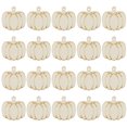 thumbnail image 1 of 1Set Halloween Wood Cutouts Pumpkin Cutouts Pumpkin Slices Home Decors with Hemp Rope, 1 of 9