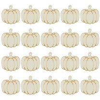 LEORX 25 Pieces Wooden Piece Pumpkin Decor Multi for  Celebrations and Home Use