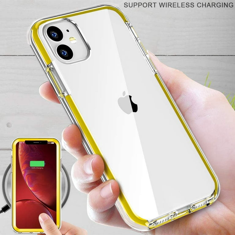 CellEver Clear Full Body Case for iPhone XR, Heavy Duty Protection with  Anti-Slip TPU Bumper and [2 Tempered 9H Glass Screen Protectors] Shockproof