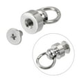 thumbnail image 5 of Unique Bargains 8x8mm Pull Ring Rivets Studs Brass Electroplating Silver Tone 6 Pack, 5 of 5