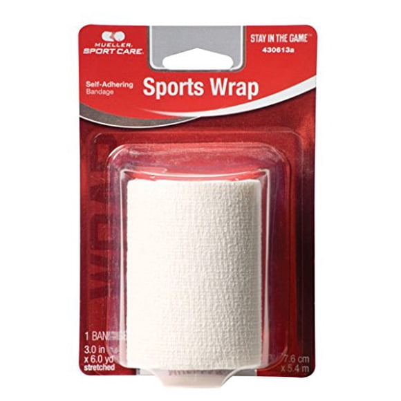 Mueller Sports Wrap Self-Adhering - White