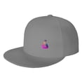 thumbnail image 1 of DouZhe Flat Brim Cap Snapback Hat, Dollar Currency I'm Rich Prints Adjustable Gray Adult Baseball Cap, 1 of 7