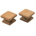 thumbnail image 3 of Whitecap 60130-A Square Drawer Knob 1-1/8" - 2-Pack, 3 of 4